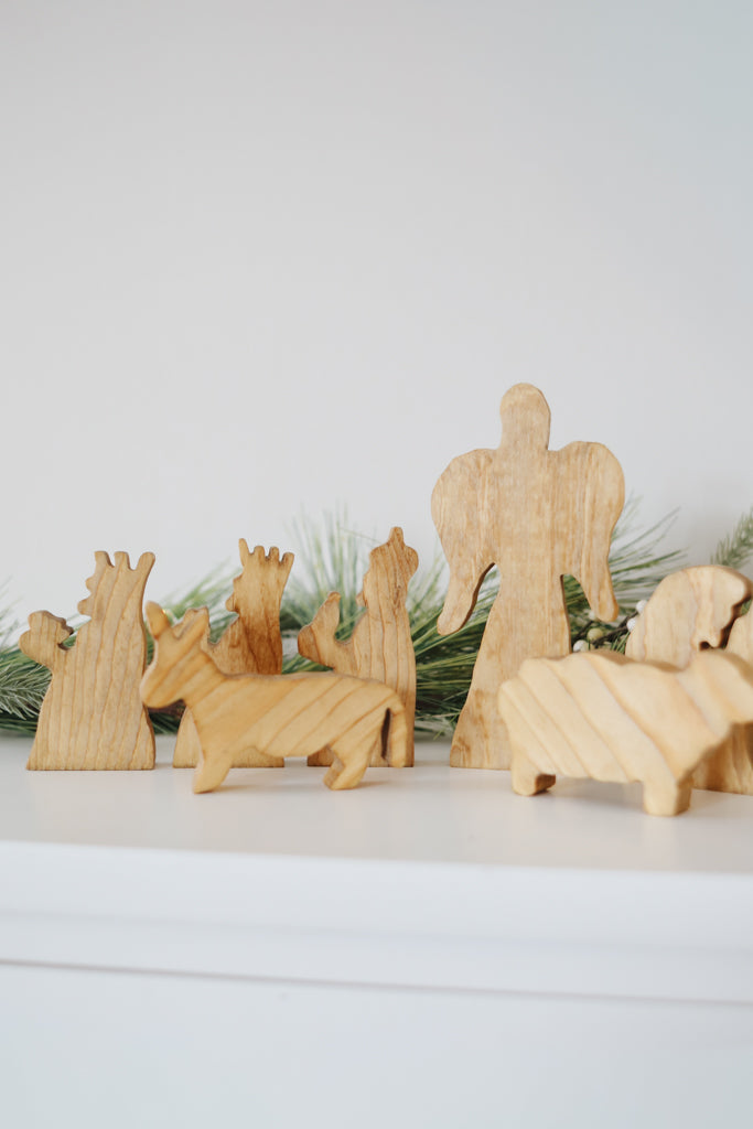 Star of Bethlehem Manger Scene - Character Add-On Set - Natural