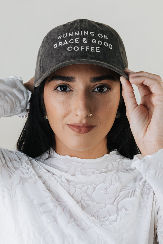 Running On Grace and Good Coffee Hat