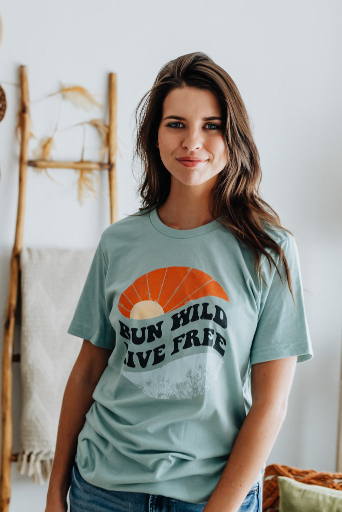 Run Wild Live Free Tee