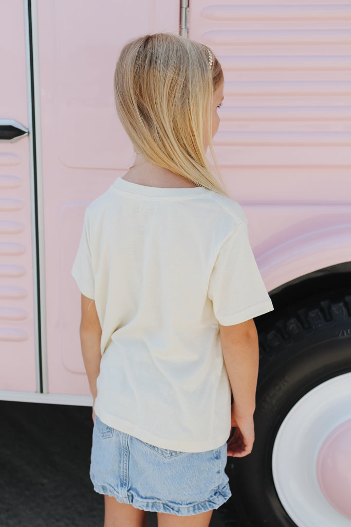 Kids Let Your Light Shine Tee - Peach