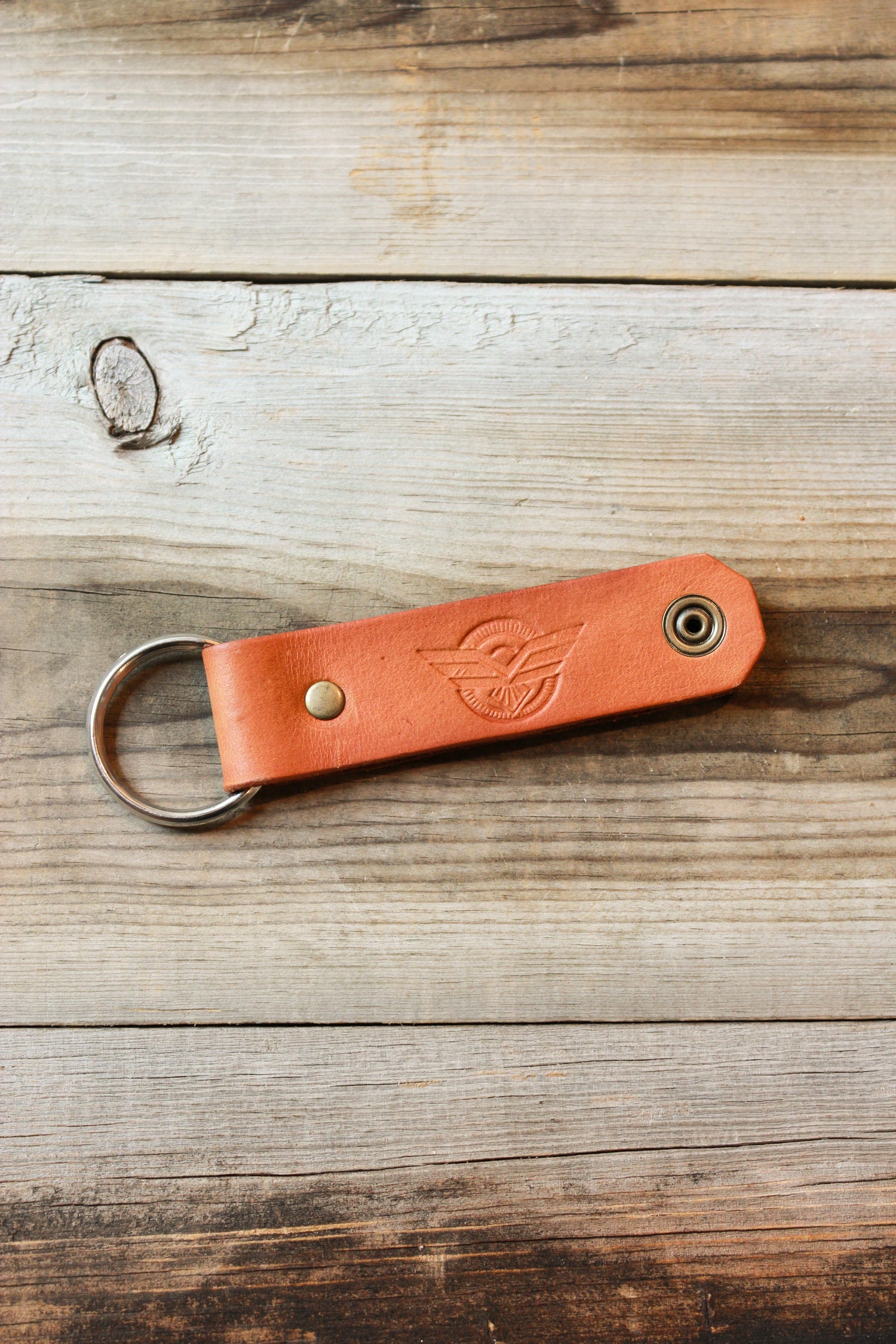 Watchmen Leather Keychain