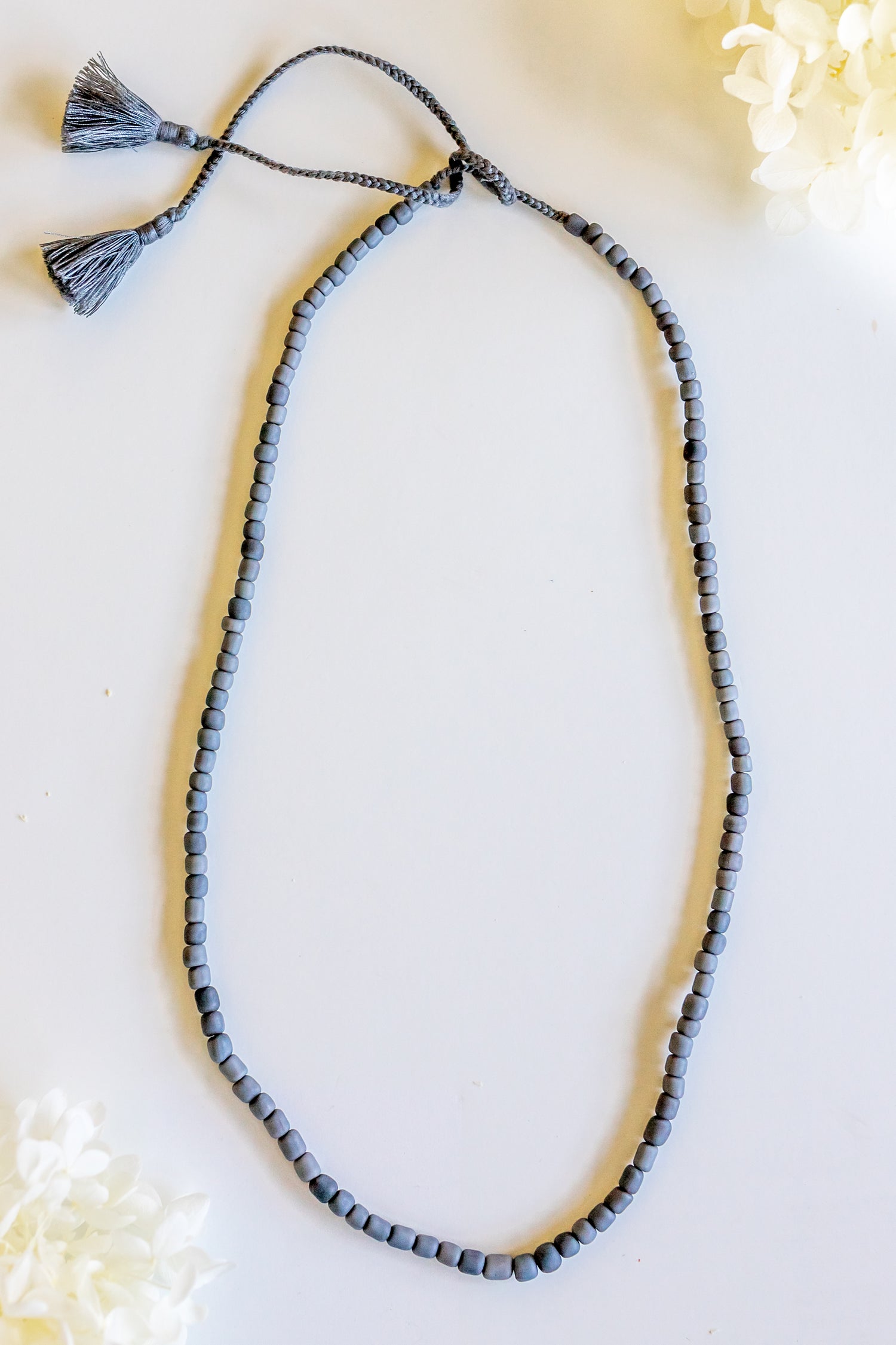 Be the Light Necklace - Grey