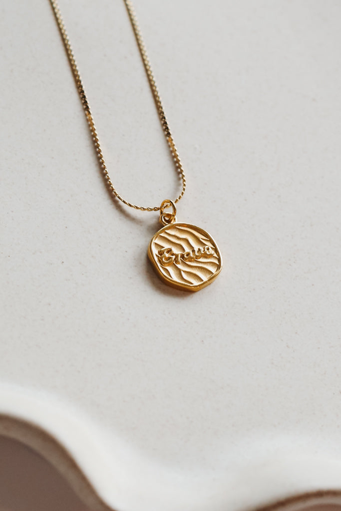 Brave Necklace - Waterproof Gold