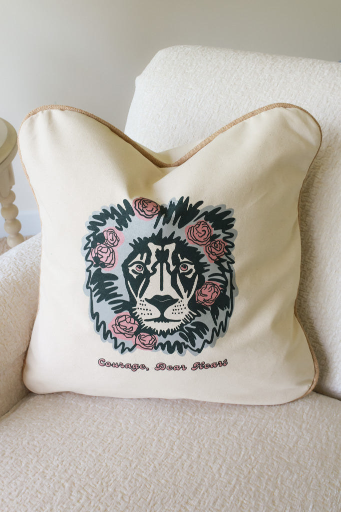 Courage Dear Heart Pillow Cover
