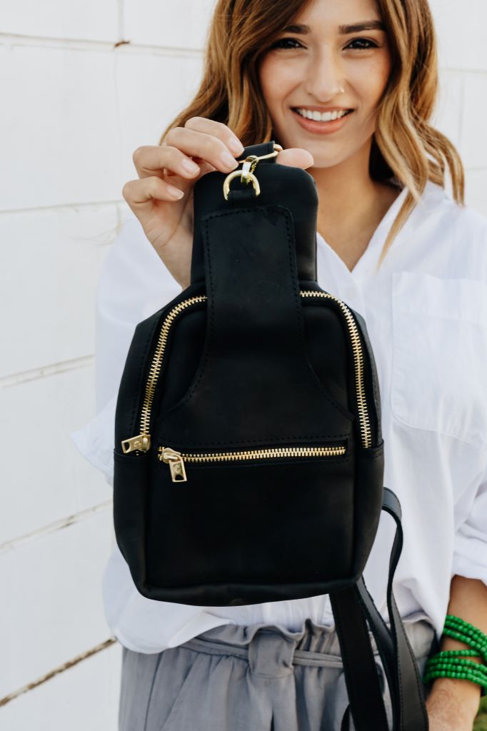 Sharon Sling Bag - Black