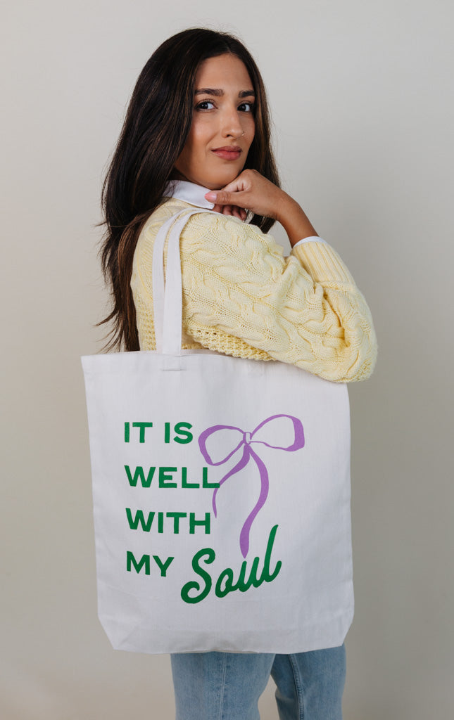 It Is Well With My Soul Tote