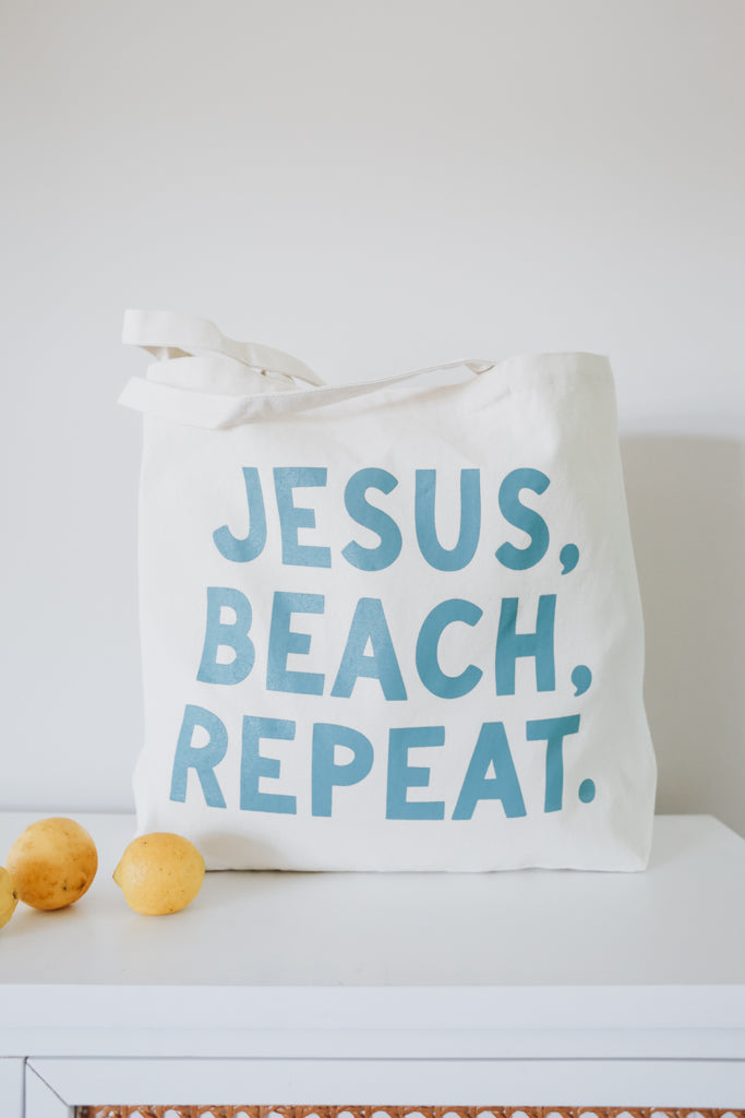 Jesus Beach Repeat Tote
