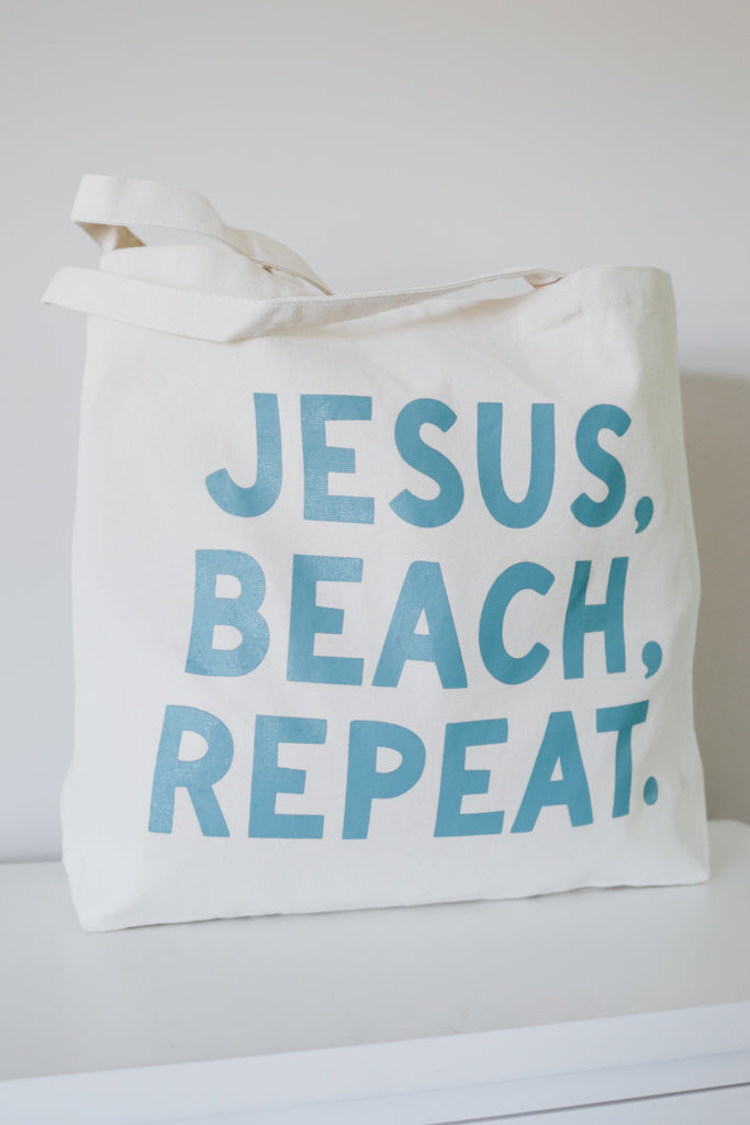 Jesus Beach Repeat Tote