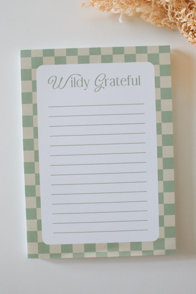 Wildly Grateful Notepad