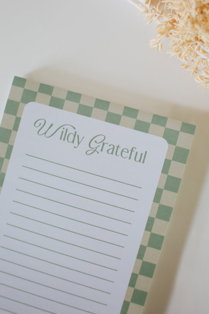 Wildly Grateful Notepad