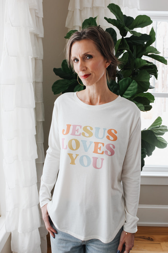 Jesus Loves You Long Sleeve Tee