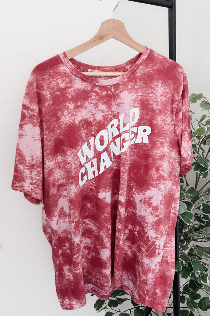 World Changer Tee - Tie Dye