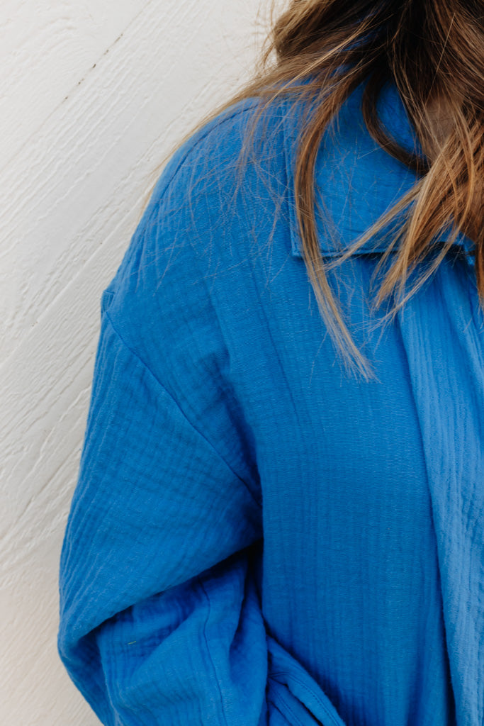 Shielded Top - Cobalt