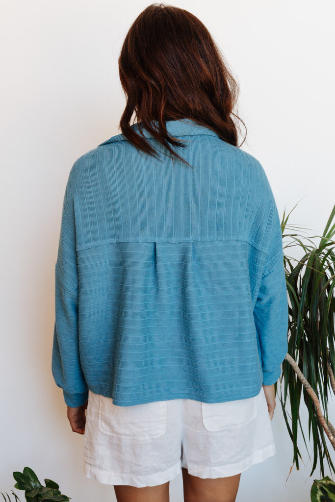 Water's Edge Top - Blue