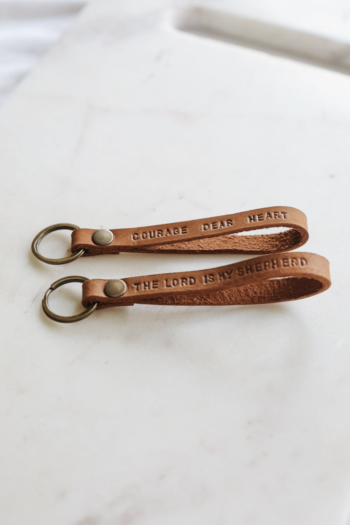 Courage Dear Heart Keychain
