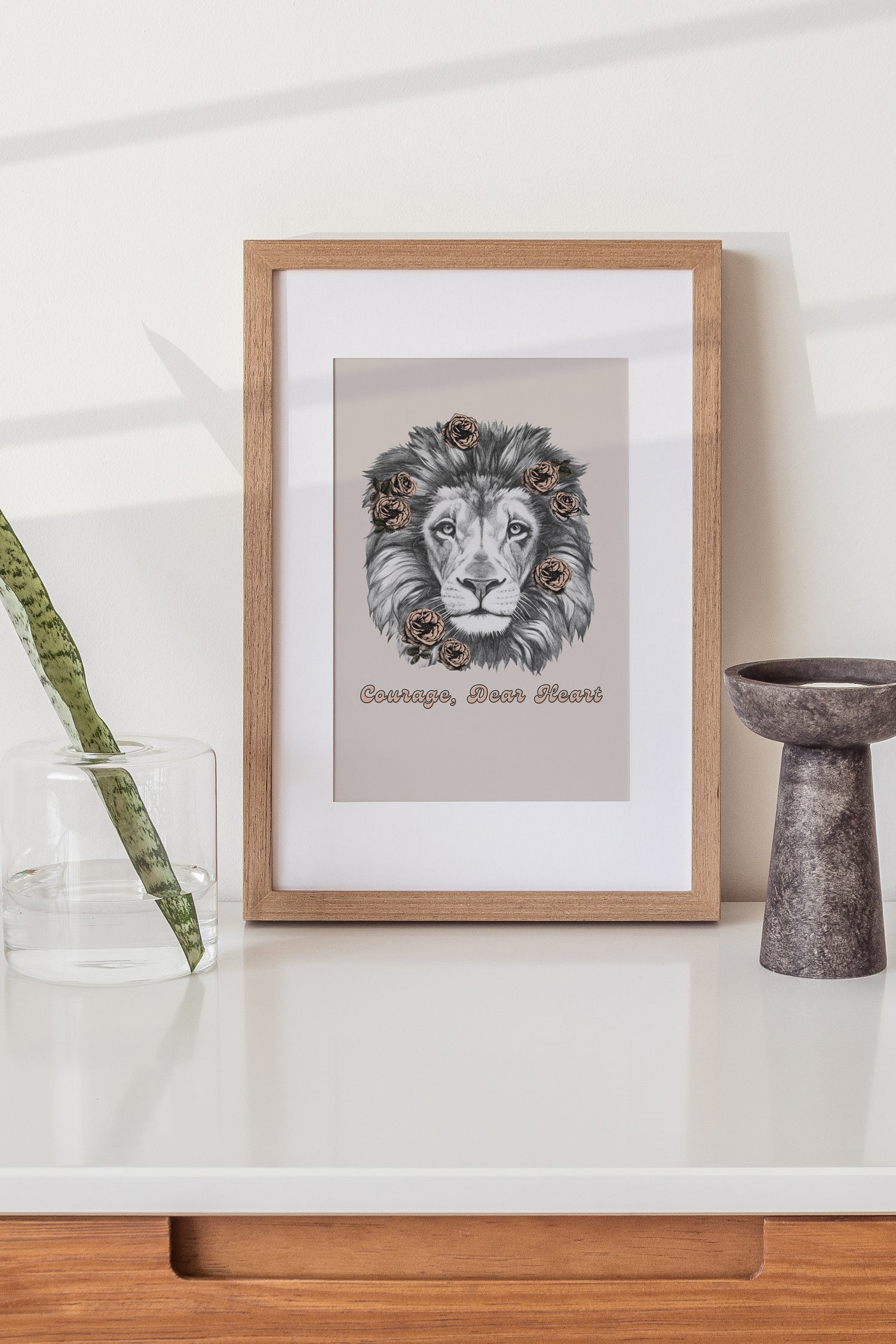 Courage Dear Heart Print