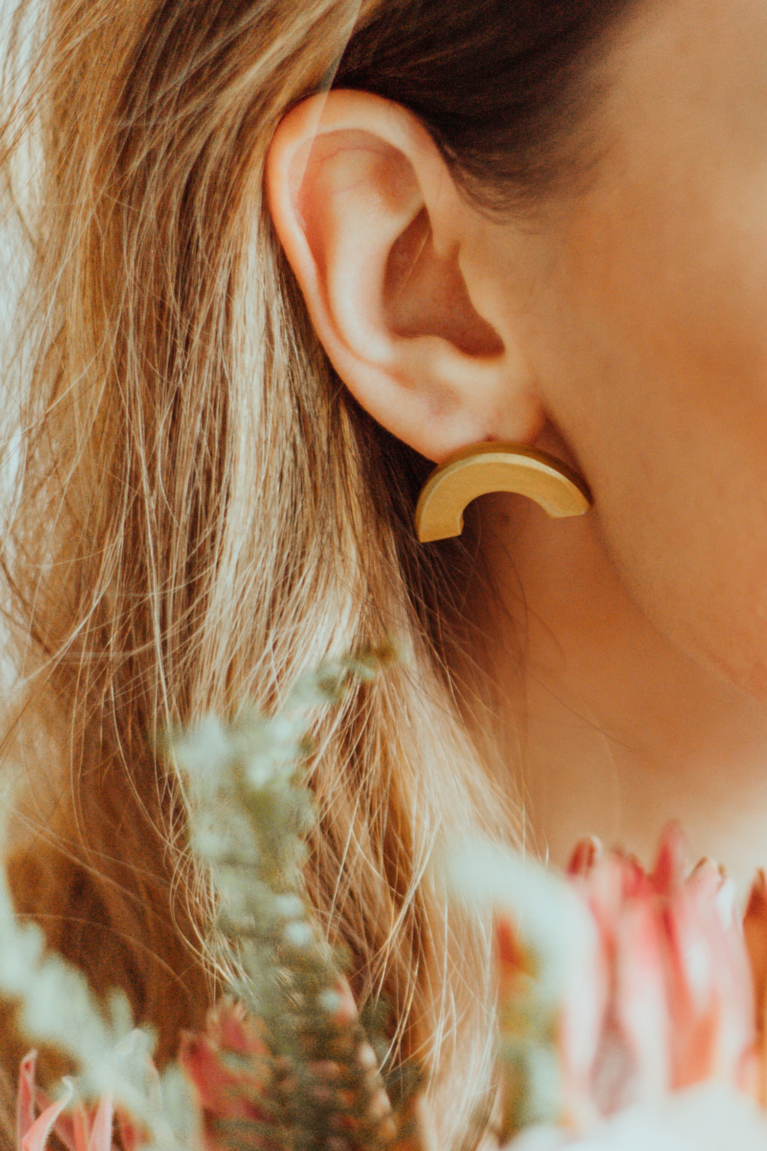 Gold Promise Earrings