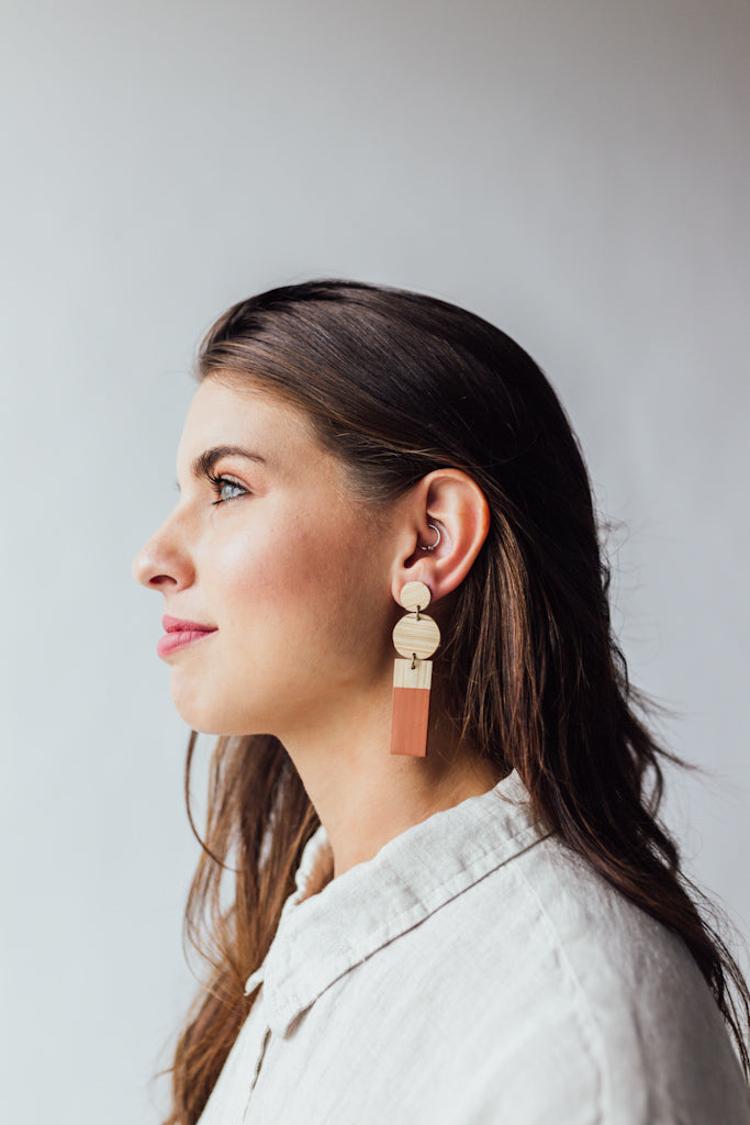 Harvest Earrings - Clay