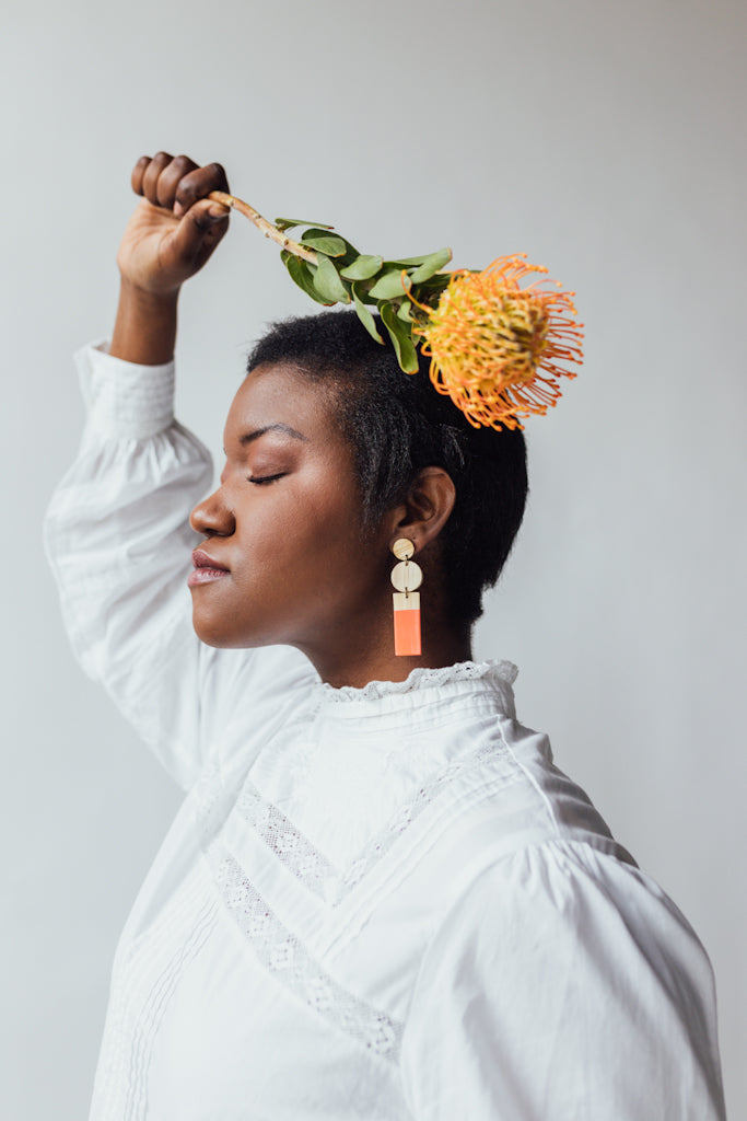 Harvest Earrings - Orange